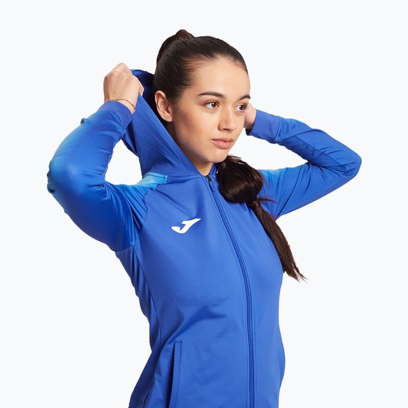 Кофта для бігу жіноча Joma Elite XI Hoodie royal 3
