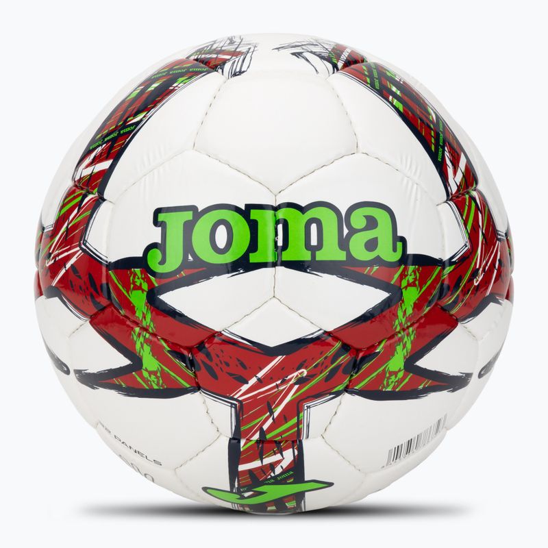 Футбольний м'яч Joma Dali III червоний/флор-зелений розмір 5