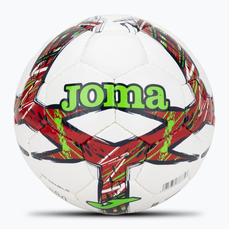 Футбольний м'яч Joma Dali III червоний/флор-зелений розмір 3