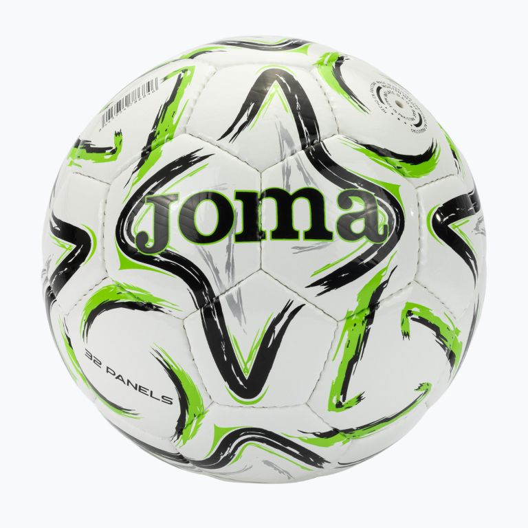 М'яч футбольний Joma Egeo II black/fluor green розмір 5 2