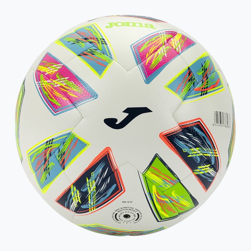 Joma Dynamic IV фтор зелений / темно-синій футбольний розмір 5 6