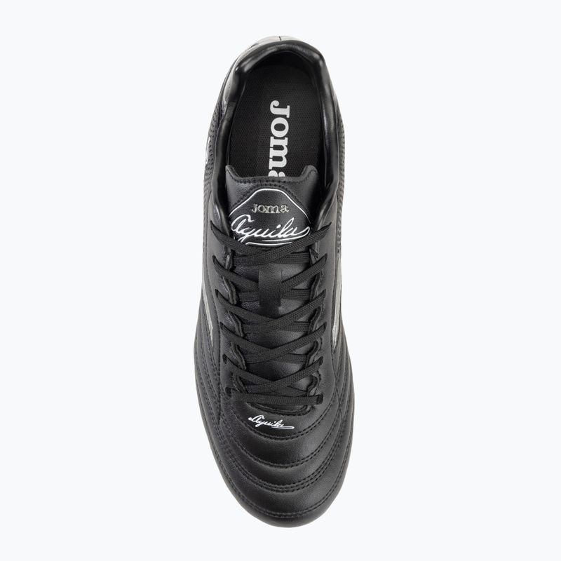 Кросівки футбольні чоловічі Joma Aguila AG black/white 5