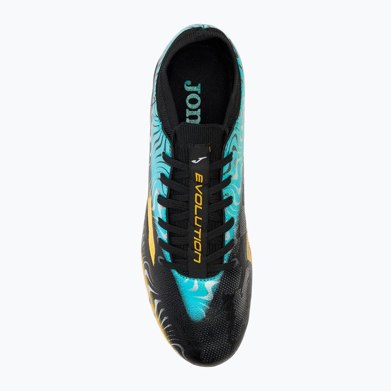 Кросівки футбольні чоловічі Joma Evolution Cup FG black/gold 5