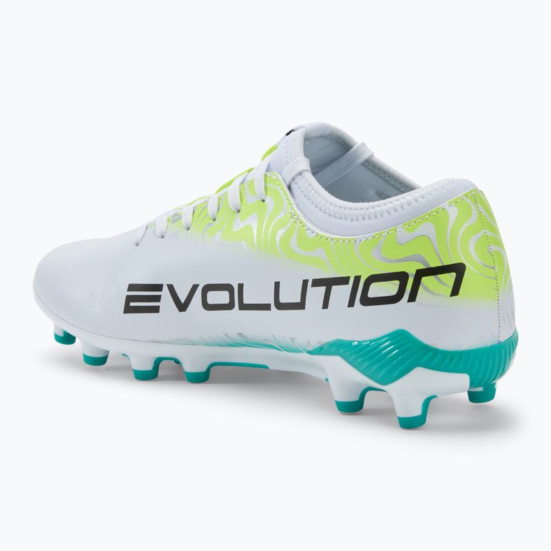 Кросівки футбольні чоловічі Joma Evolution FG white/turquoise 3