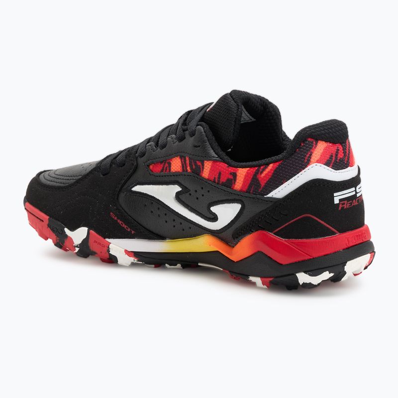 Чоловічі футбольні бутси Joma FS Reactive TF чорні/червоні 3
