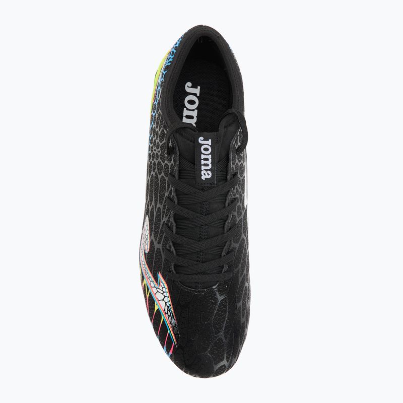 Кросівки футбольні чоловічі Joma Gol FG black/lemon fluor 5