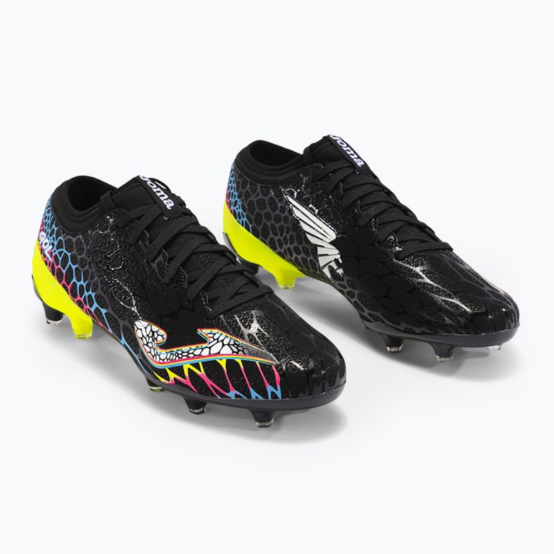Кросівки футбольні чоловічі Joma Gol FG black/lemon fluor 9