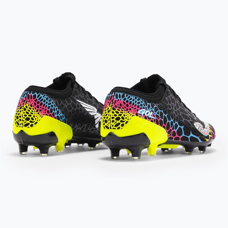 Кросівки футбольні чоловічі Joma Gol FG black/lemon fluor 10