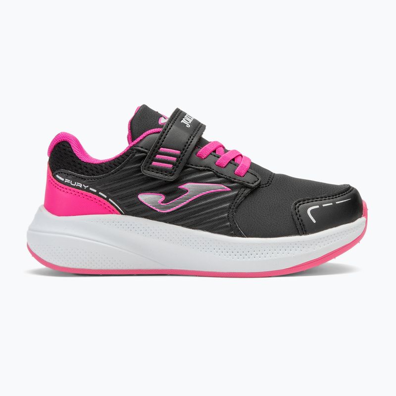 Кросівки дитячі для бігу Joma Fury black/fuchsia 2