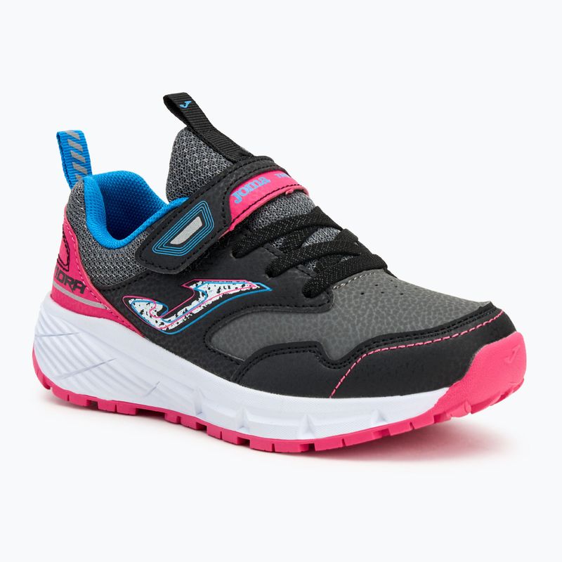 Дитячі бігові кросівки Joma Tundra чорні/помаранчеві шафранові