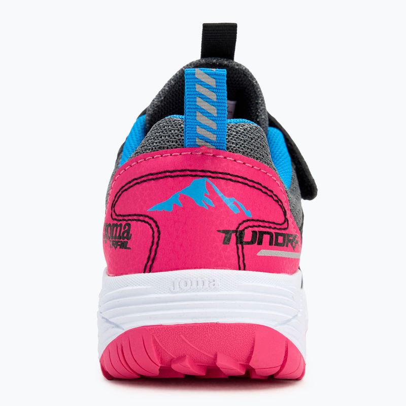 Дитячі бігові кросівки Joma Tundra чорні/помаранчеві шафранові 6