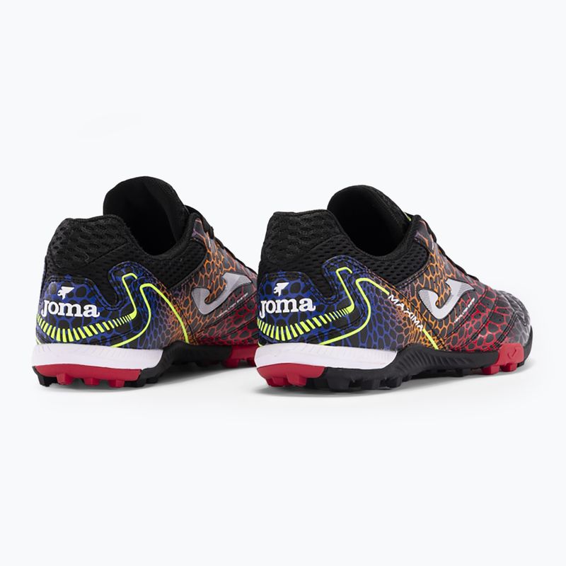 Чоловічі футбольні бутси Joma Maxima TF чорні/червоні 11