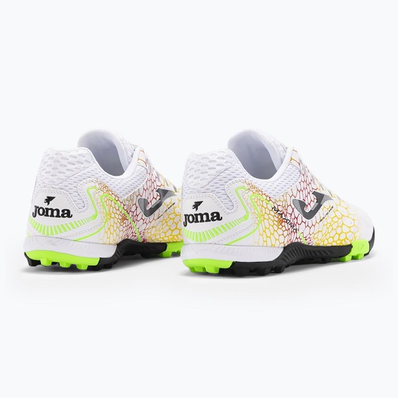 Чоловічі футбольні бутси Joma Maxima TF білі/жовті 10
