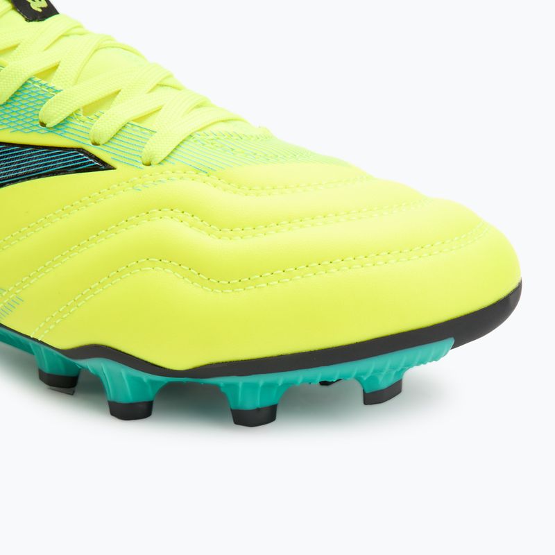 Чоловічі футбольні бутси Joma Powerful FG лимонний фтор/бірюза 7