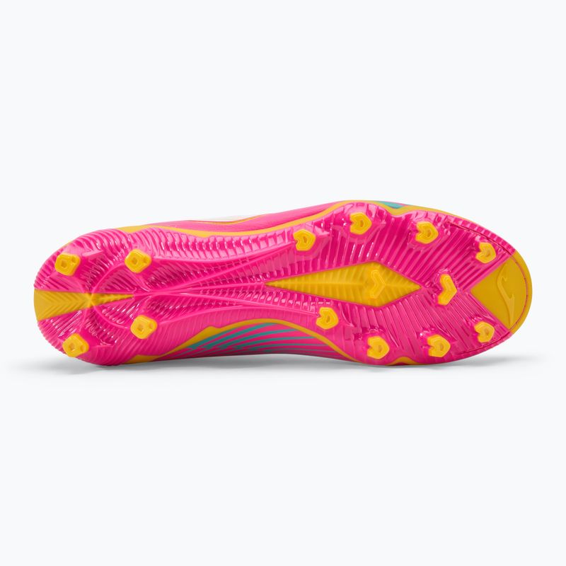 Кросівки футбольні чоловічі Joma Propulsion FG pink/yellow 4