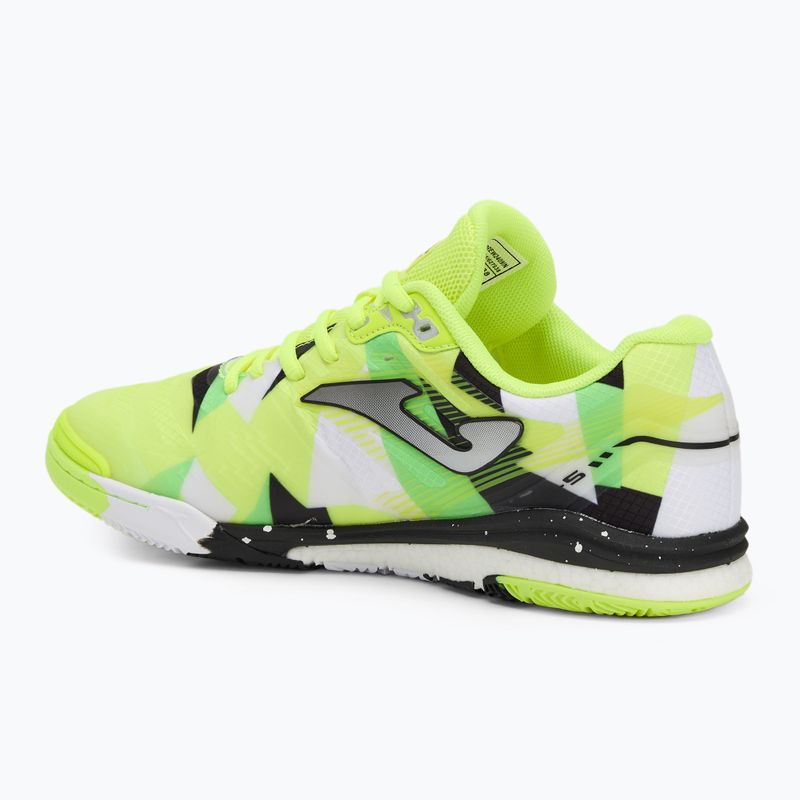 Кросівки футбольні чоловічі Joma Regate Rebound IN lemon fluor/green 3