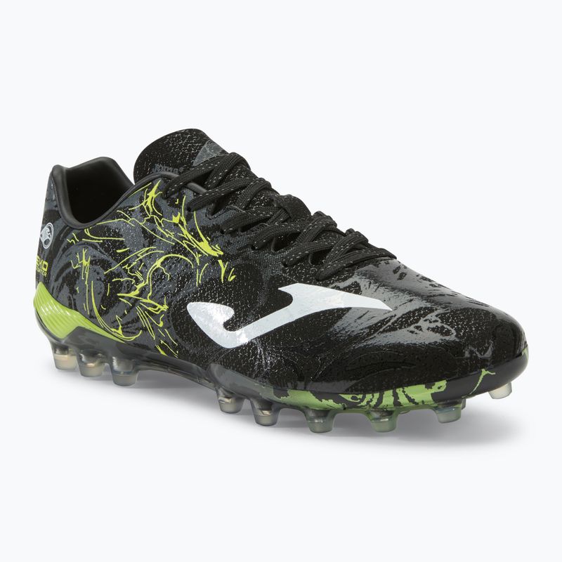 Кросівки футбольні чоловічі Supercopa AG black/lemon fluor