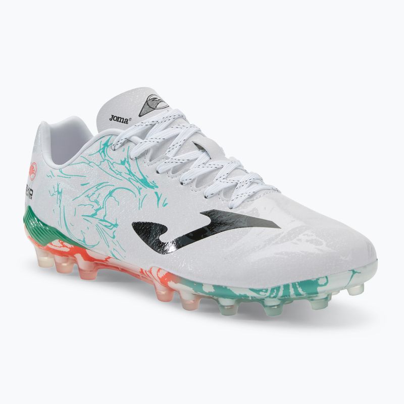 Кросівки футбольні чоловічі Supercopa AG white/turquoise