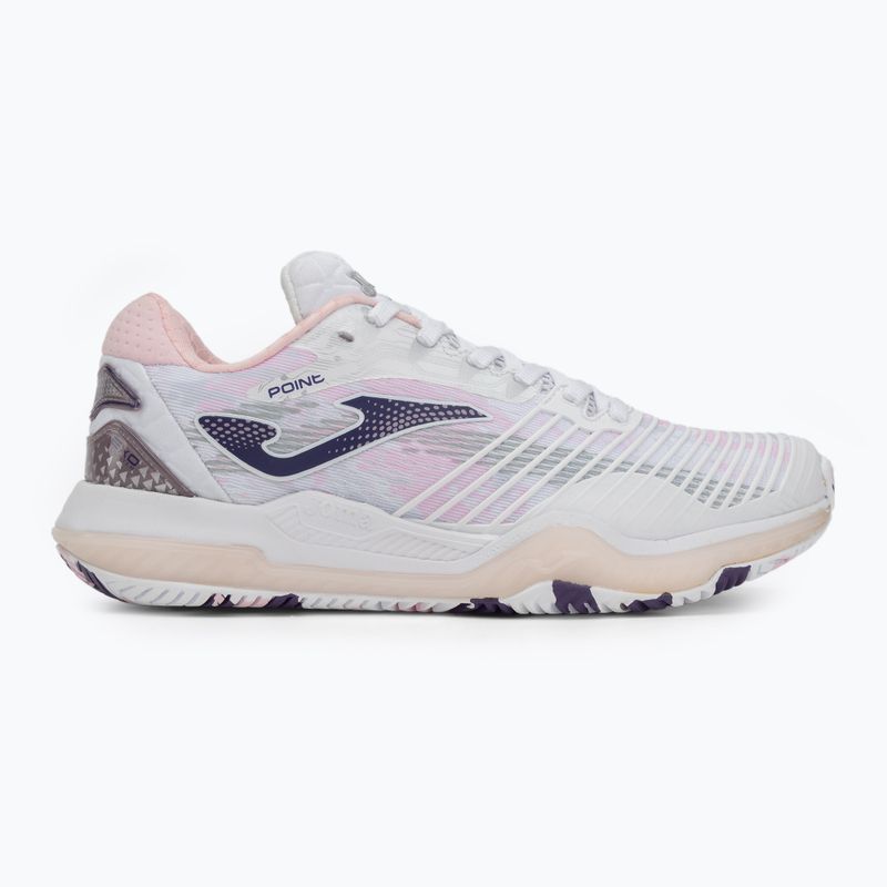 Кросівки тенісні жіночі Joma Point Lady AC white/pink 2