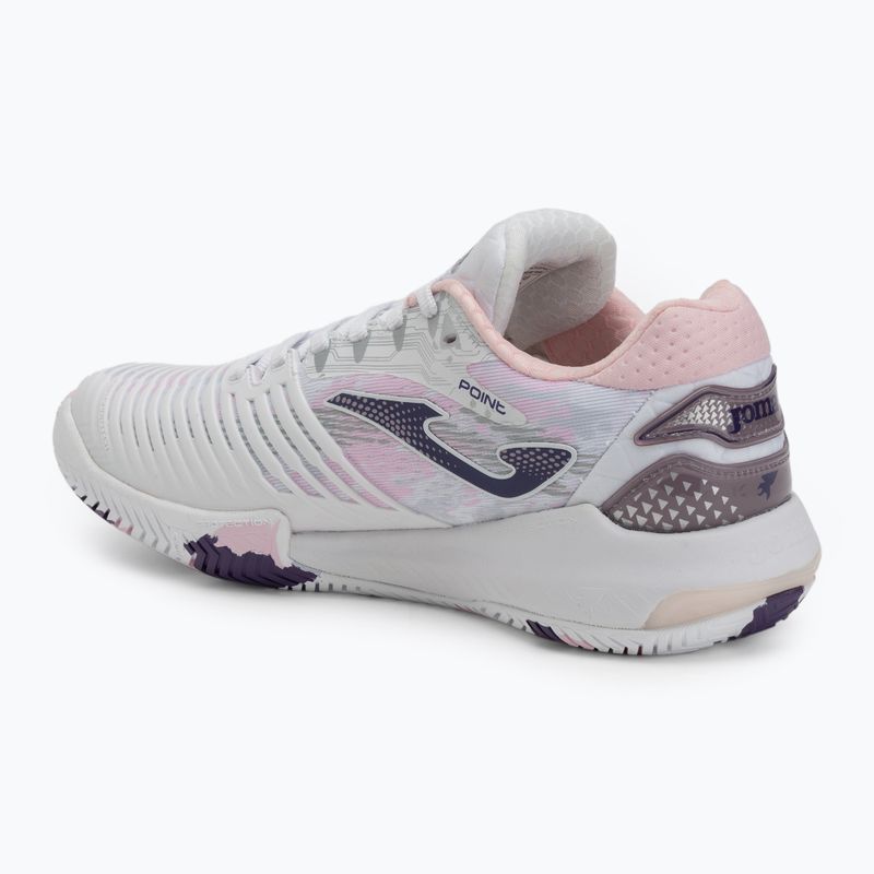 Кросівки тенісні жіночі Joma Point Lady AC white/pink 3