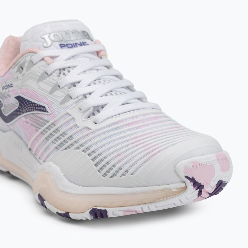 Кросівки тенісні жіночі Joma Point Lady AC white/pink 7