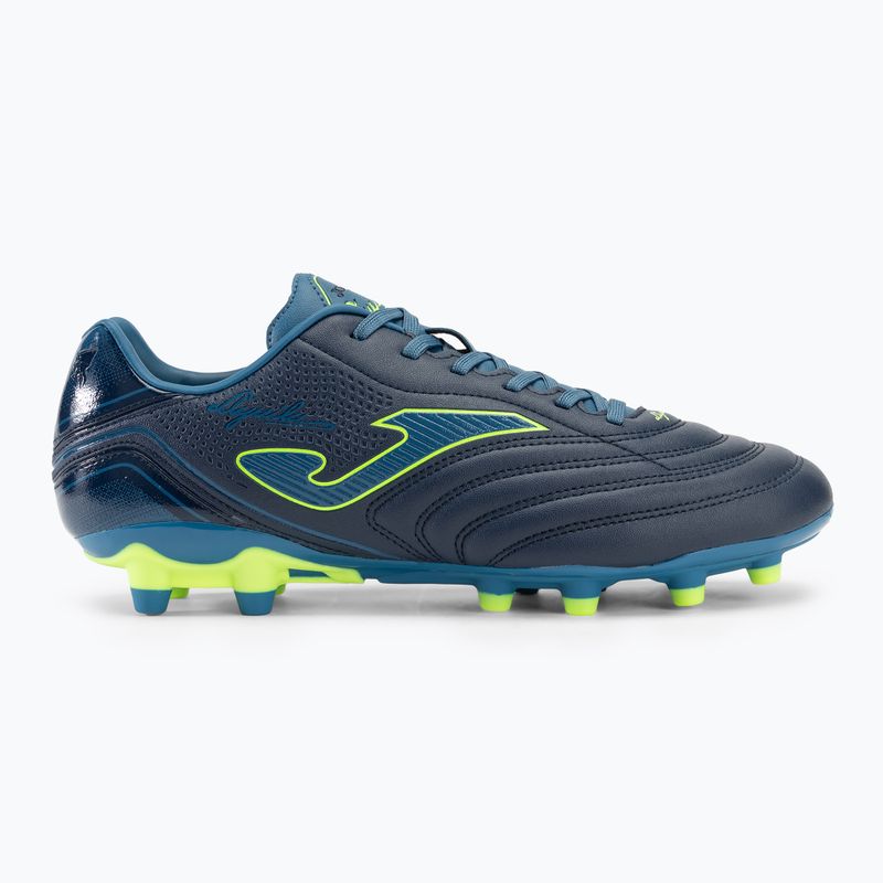 Кросівки футбольні чоловічі Joma Aguila FG navy/green fluor 2