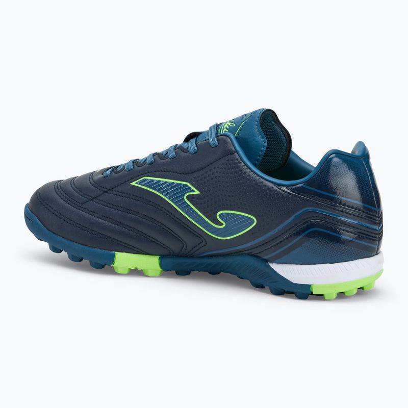 Кросівки футбольні чоловічі Joma Aguila TF navy/green fluor 3