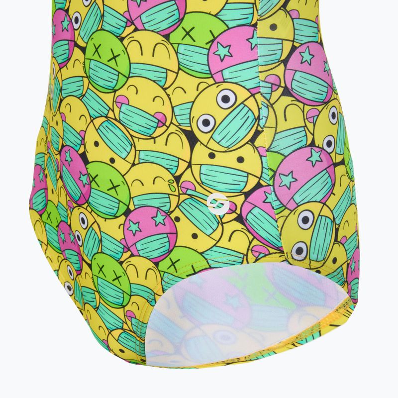 Купальник суцільний дитячий RAS Face Classic Back multicolour 3