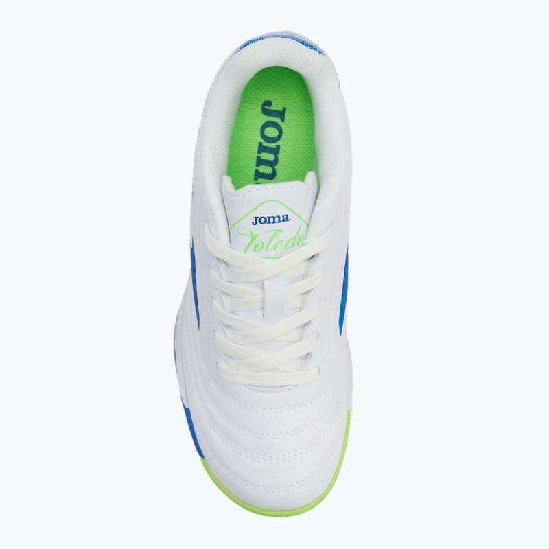 Дитячі футбольні бутси Joma Toledo IN білі 5