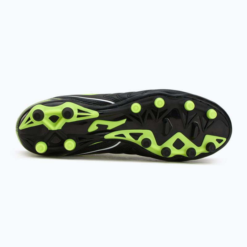 Кросівки футбольні чоловічі Joma Aguila FG black/yellow 4