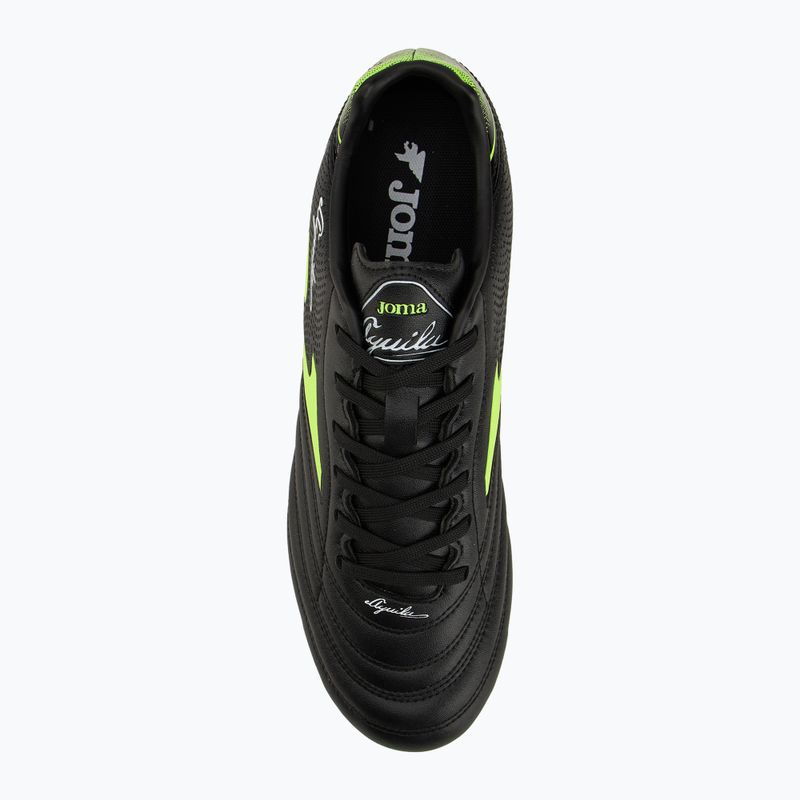 Кросівки футбольні чоловічі Joma Aguila FG black/yellow 5