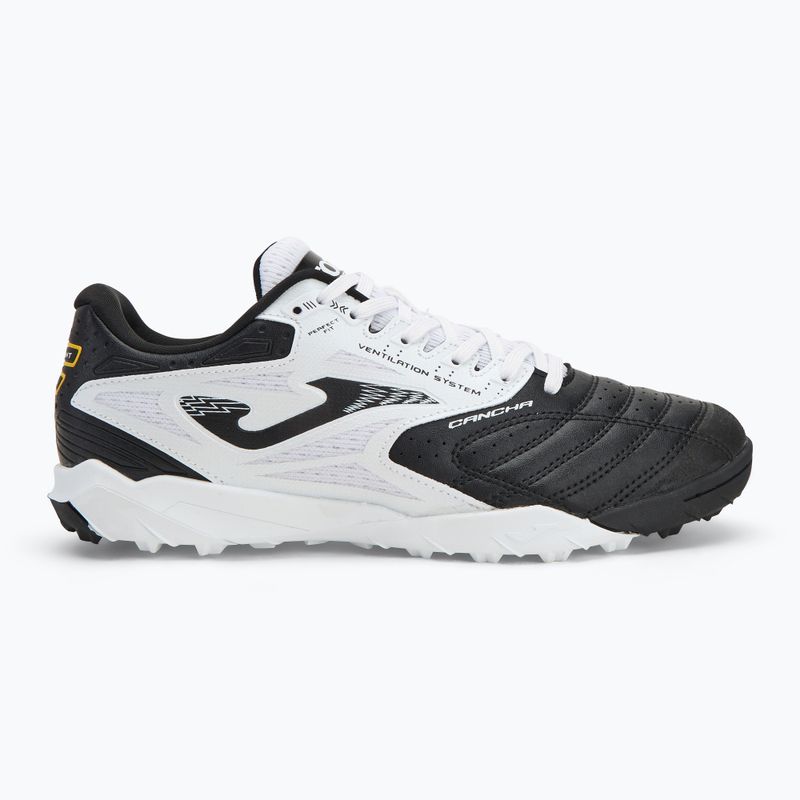 Кросівки футбольні чоловічі Joma Cancha TF black/white 2