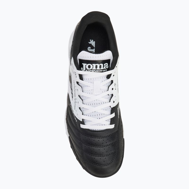 Кросівки футбольні чоловічі Joma Cancha TF black/white 5