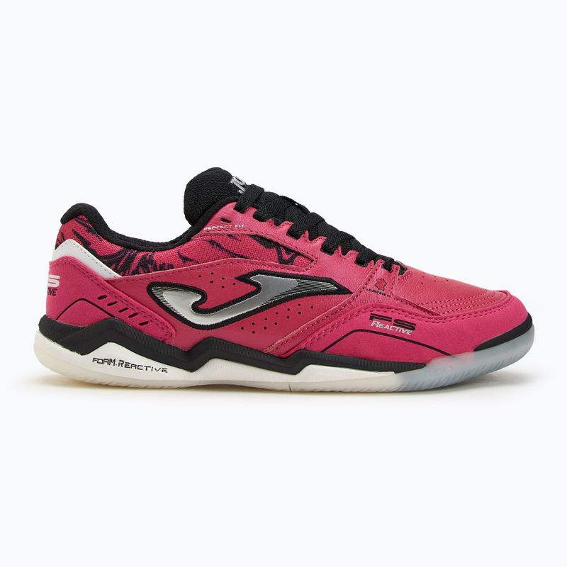 Кросівки футбольні чоловічі Joma FS Reactive IN fluor pink 2