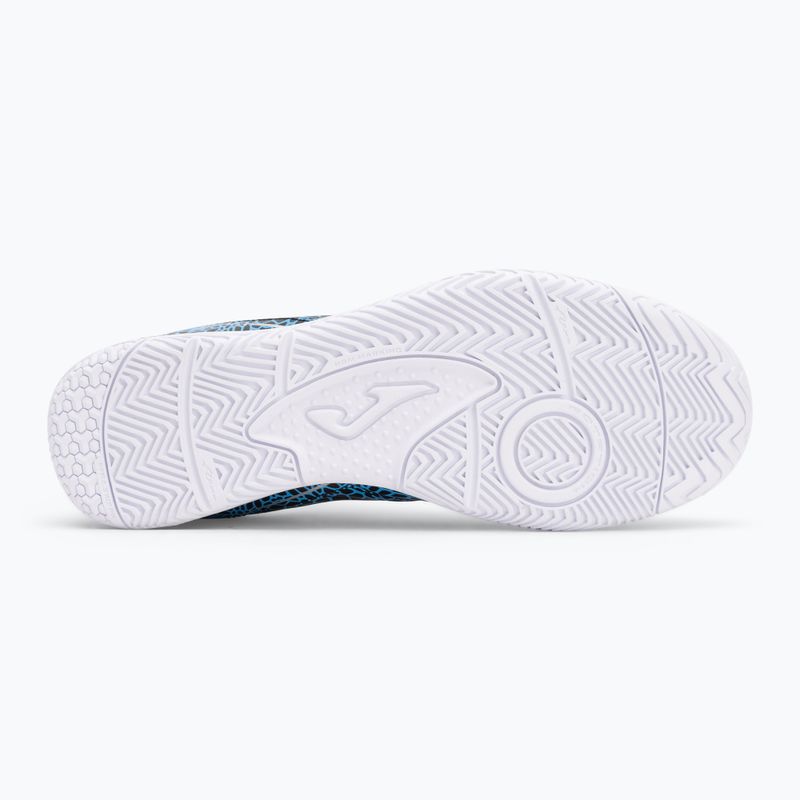 Кросівки футбольні чоловічі Joma Maxima IN black/turquoise 4