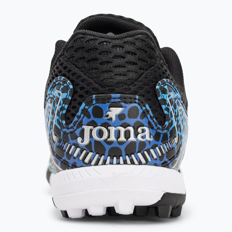 Кросівки футбольні чоловічі Joma Maxima TF black/turquoise 6
