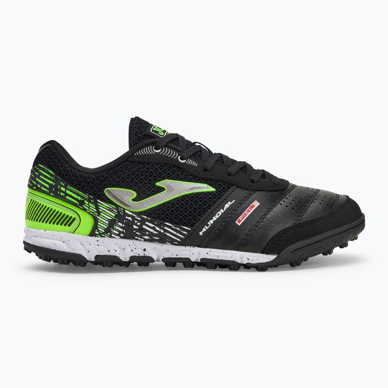 Кросівки футбольні чоловічі Joma Mundial TF black/green 2