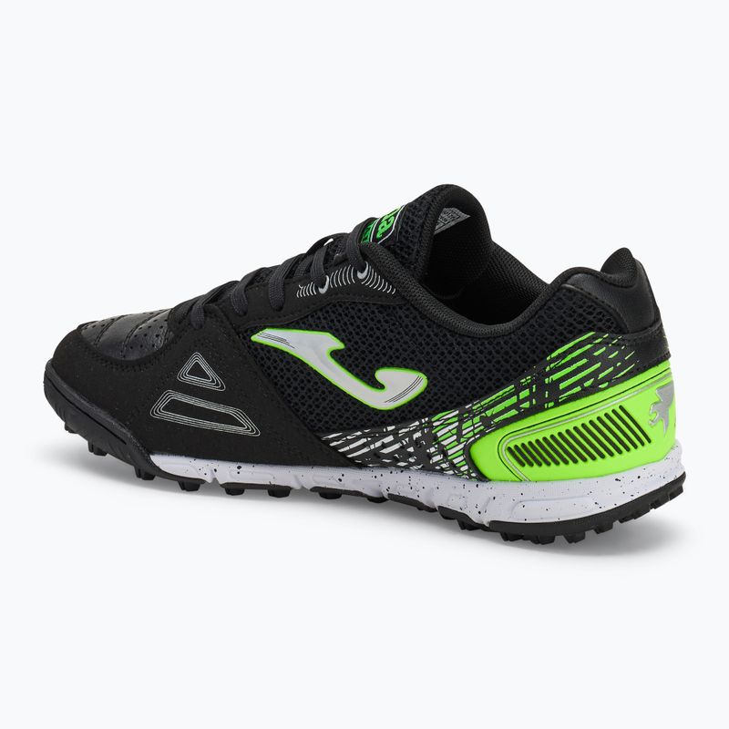 Кросівки футбольні чоловічі Joma Mundial TF black/green 3