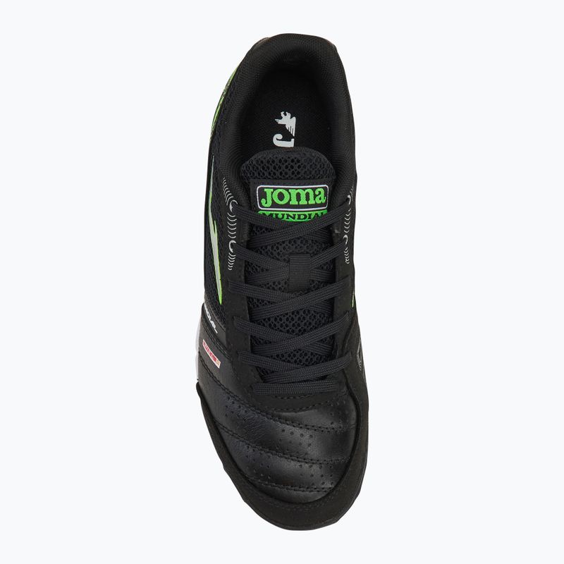 Кросівки футбольні чоловічі Joma Mundial TF black/green 5