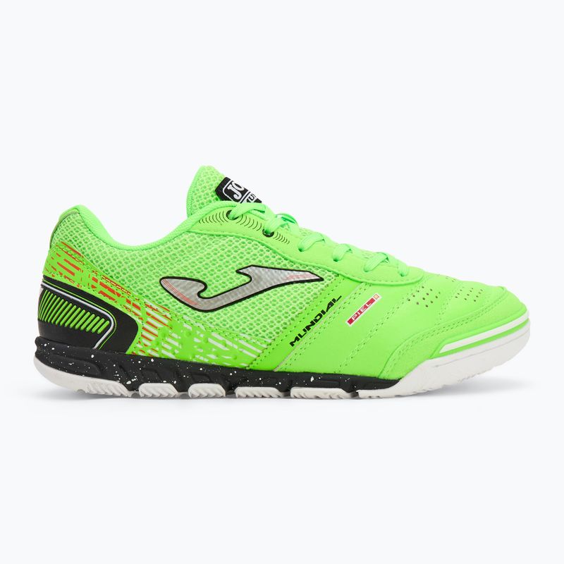 Кросівки футбольні чоловічі Joma Mundial IN fluor green 2