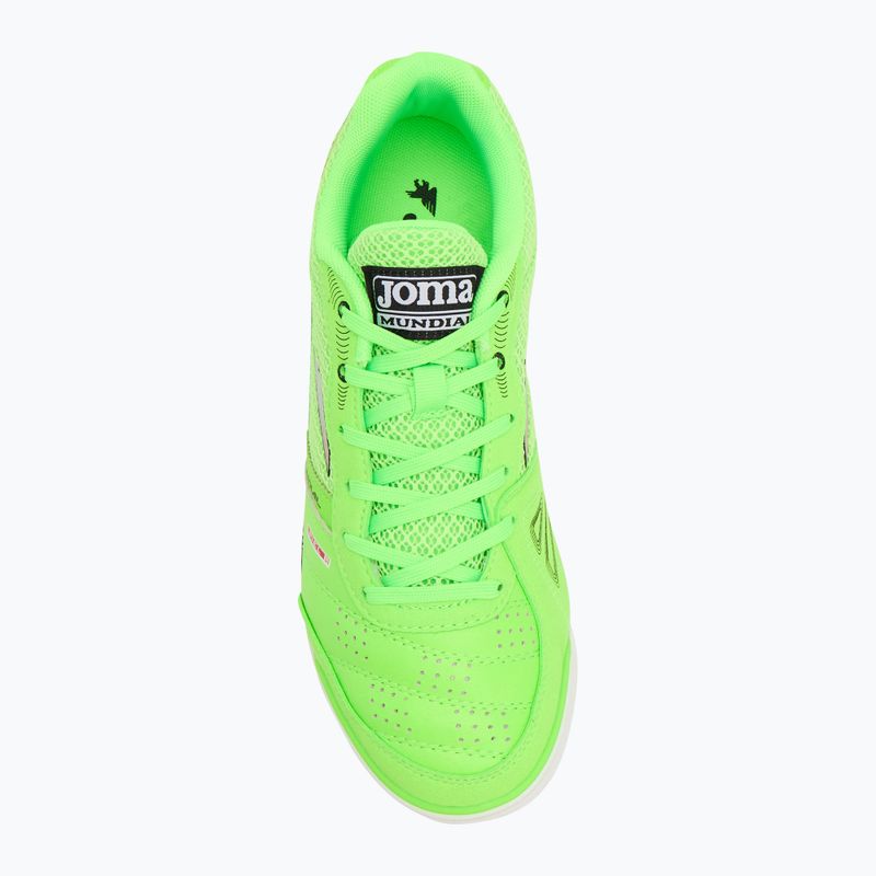 Кросівки футбольні чоловічі Joma Mundial IN fluor green 5