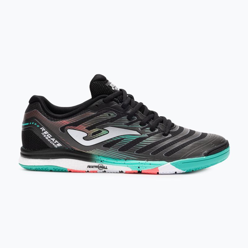 Кросівки футбольні чоловічі Joma Regate Rebound IN black 8
