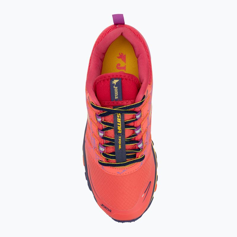 Дитячі бігові кросівки Joma Sima Jr коралові 5