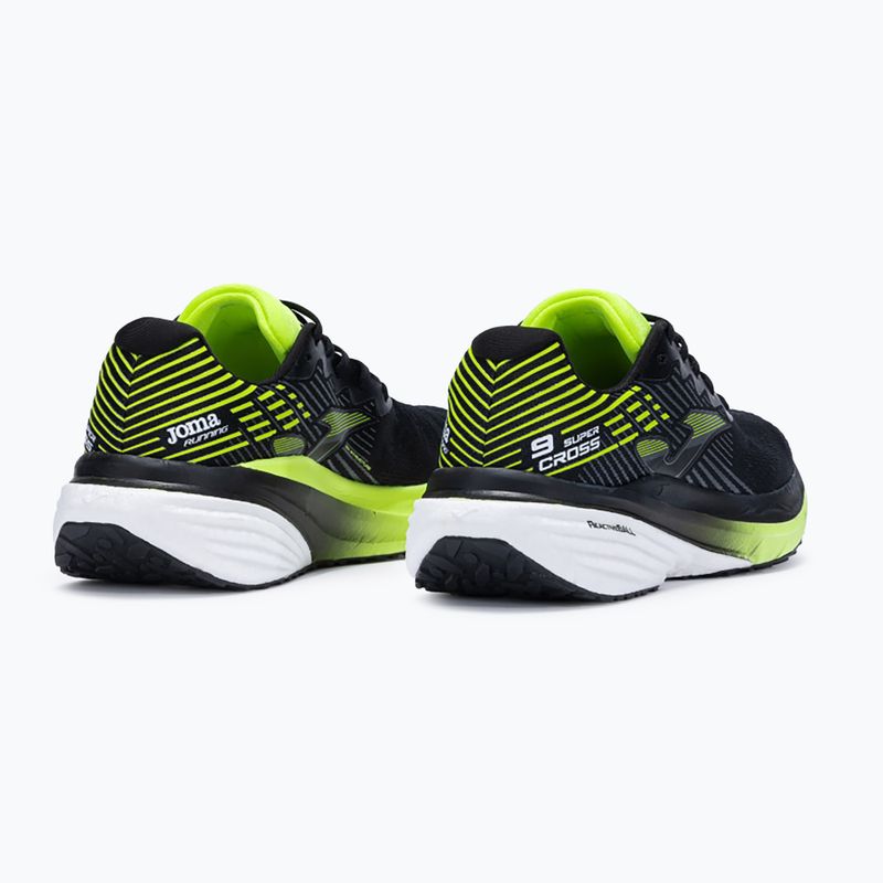 Кросівки для бігу чоловічі Joma Super Cross black/lemon 3