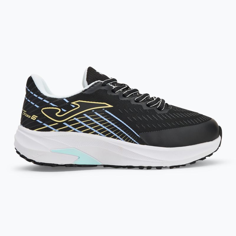 Кросівки для бігу дитячі Joma Super Cross black/ turquoise 2