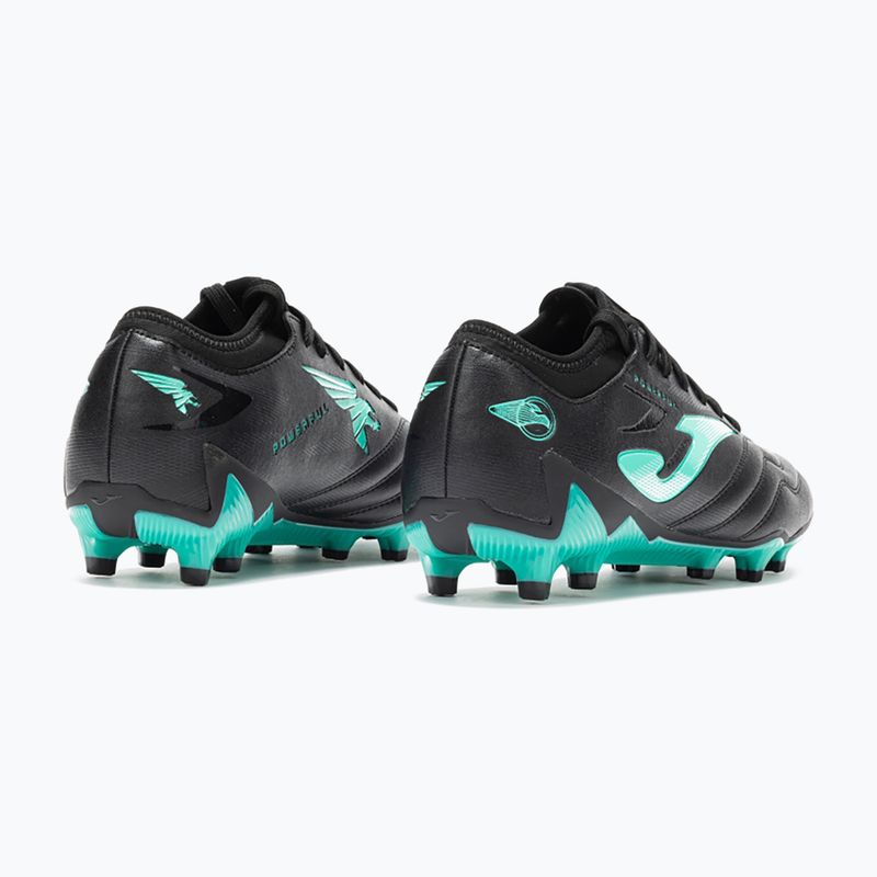 Кросівки футбольні чоловічі Joma Powerful FG black turquoise 10