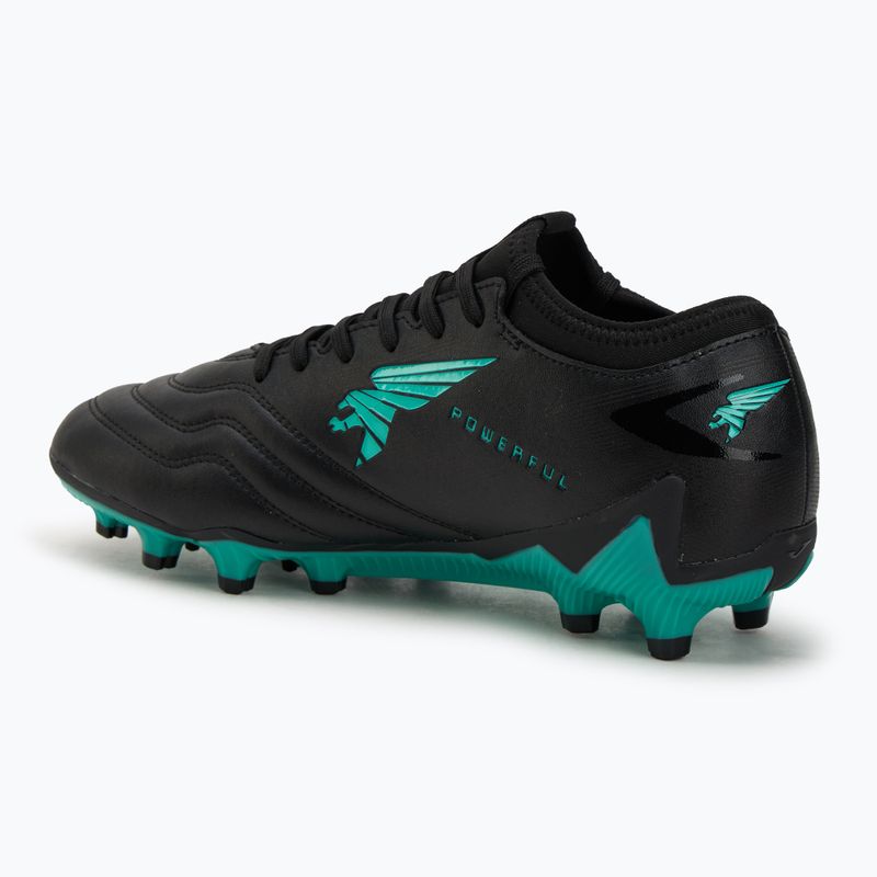 Кросівки футбольні чоловічі Joma Powerful FG black turquoise 3