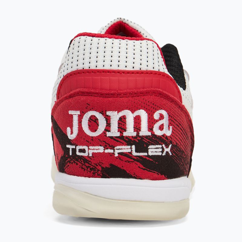 Кросівки футбольні чоловічі Joma Top Flex IN white/red 6