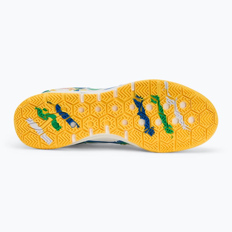 Чоловічі футбольні бутси Joma Top Flex IN білий/зелений 4