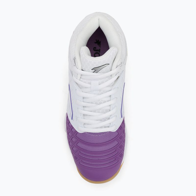 Кросівки волейбольні жіночі Joma V.Blok white/violet 5